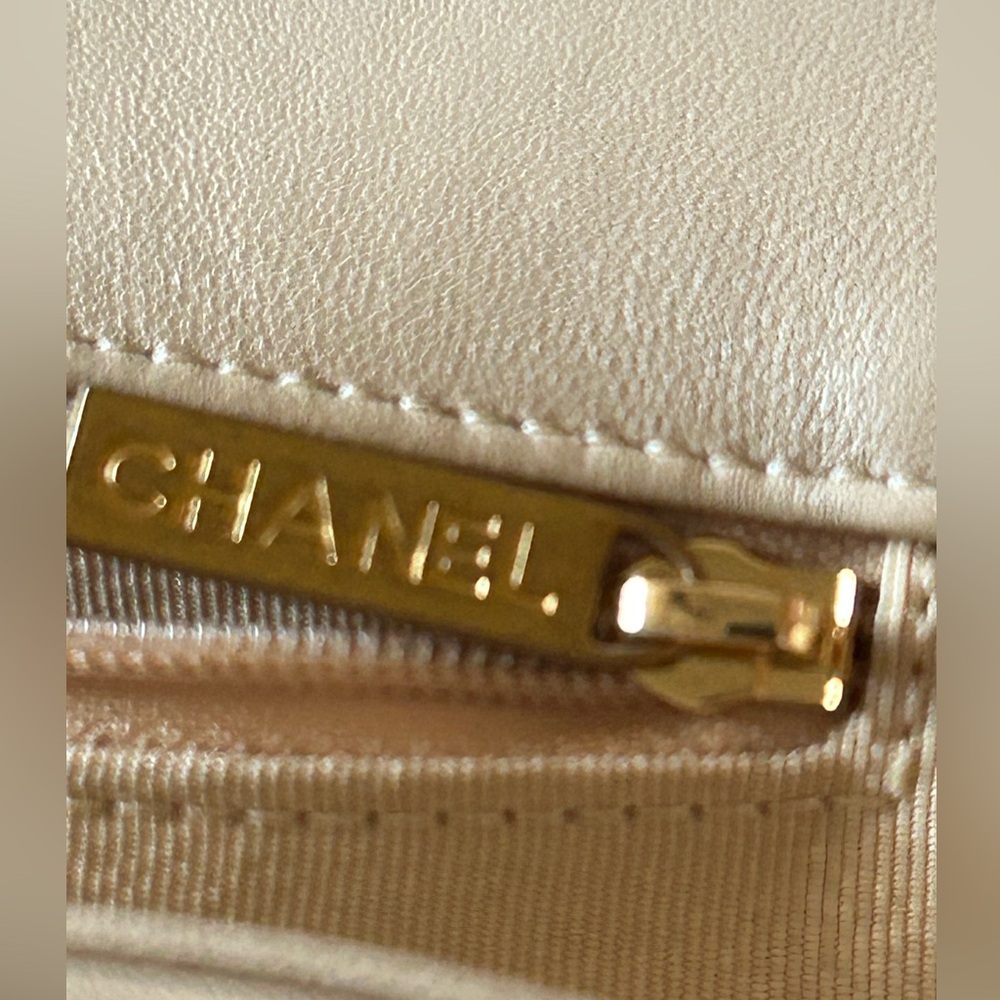 Chanel Quilted Lambskin Chanel 19 Flap crossbody handbag - Picture 5 of 12